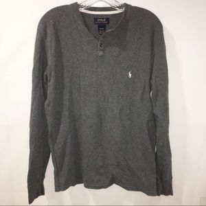 Grey Polo Ralph Lauren Long Sleeve - Medium
